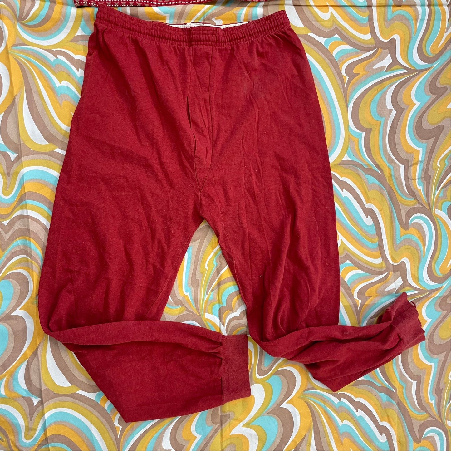 vtg 2 PIECE MUNSINGWEAR SET // vintage youth large adult xs munsingwear 2 piece set size 14 teen thermal underwear long johns pajama set