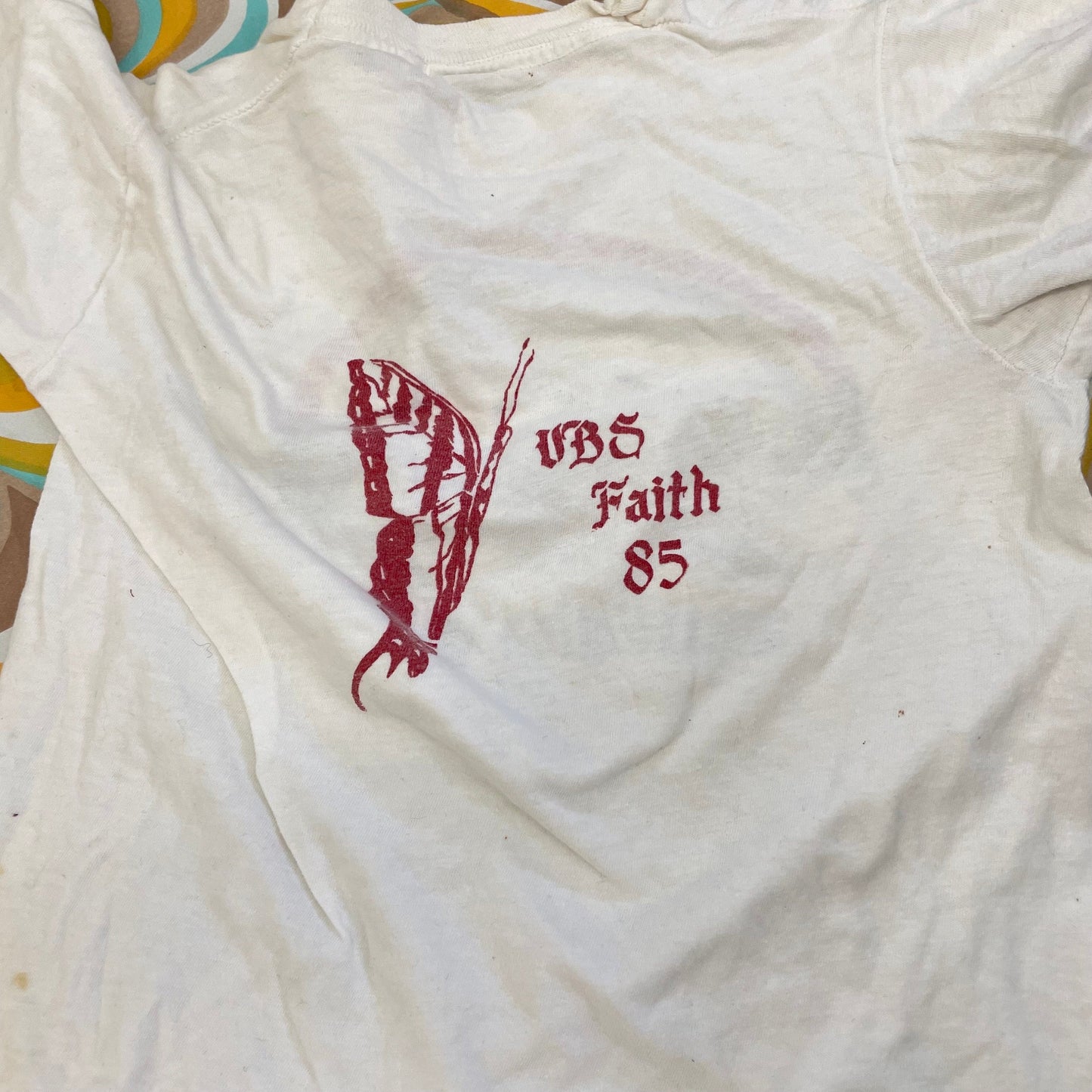 vtg 80s WASHINGTON CUTE PANDA shirt rainbow graphic tee 1985 cute animal zoo t shirt youth large fairy kei soft happy retro wildlife art tee