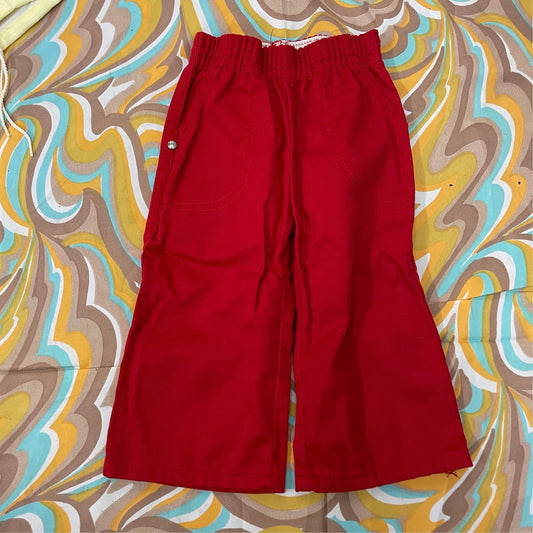 vtg SET OF 2 KIDS Pants // vintage 12 - 18 months baby clothes 2 pairs infant bottoms garanimals retro new with tags baby bottoms never worn