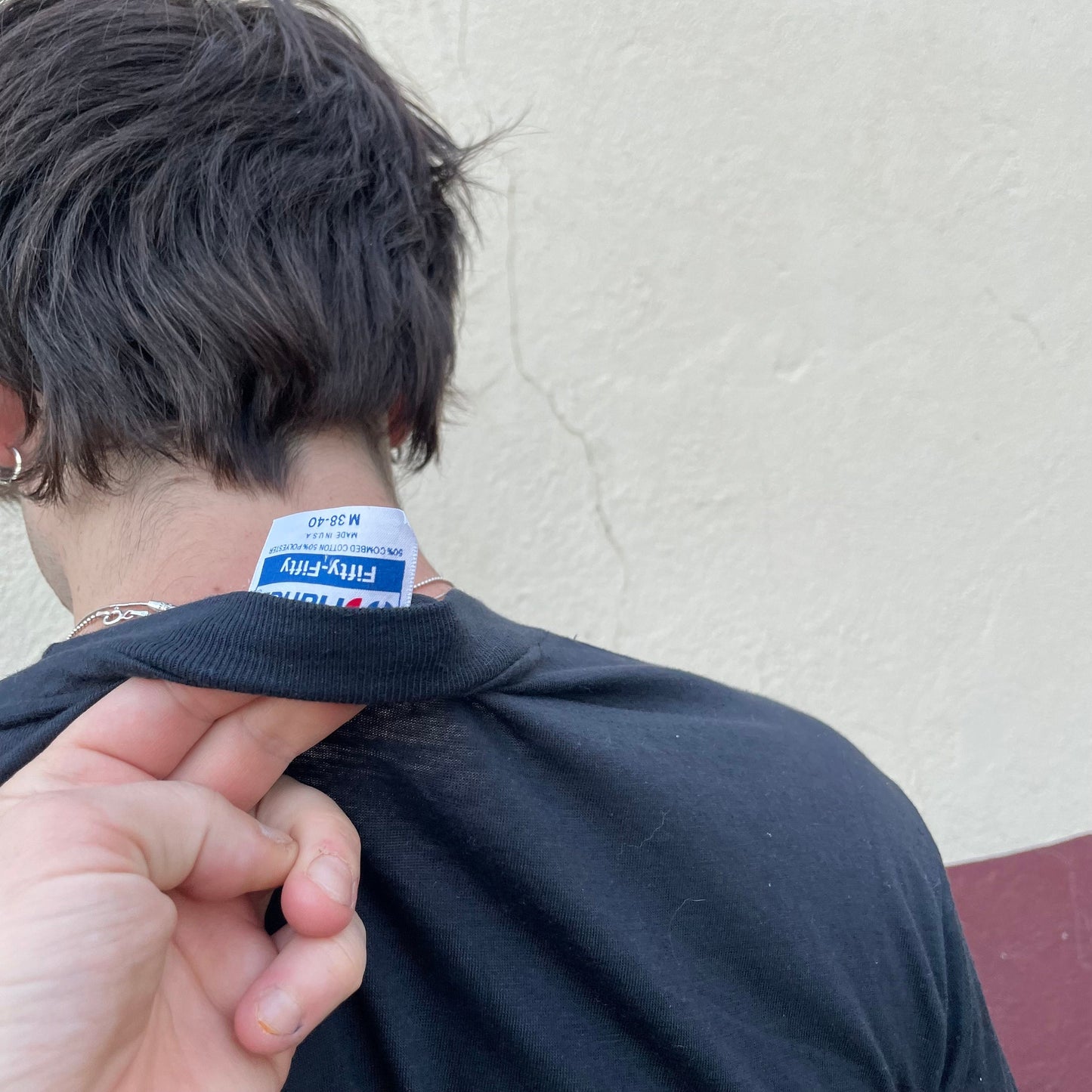 vtg 90s "Yeah..That's the ticket!"  SHIRT // vintage ombre text print black t shirt funny ironic random saying retro humorous hanes medium