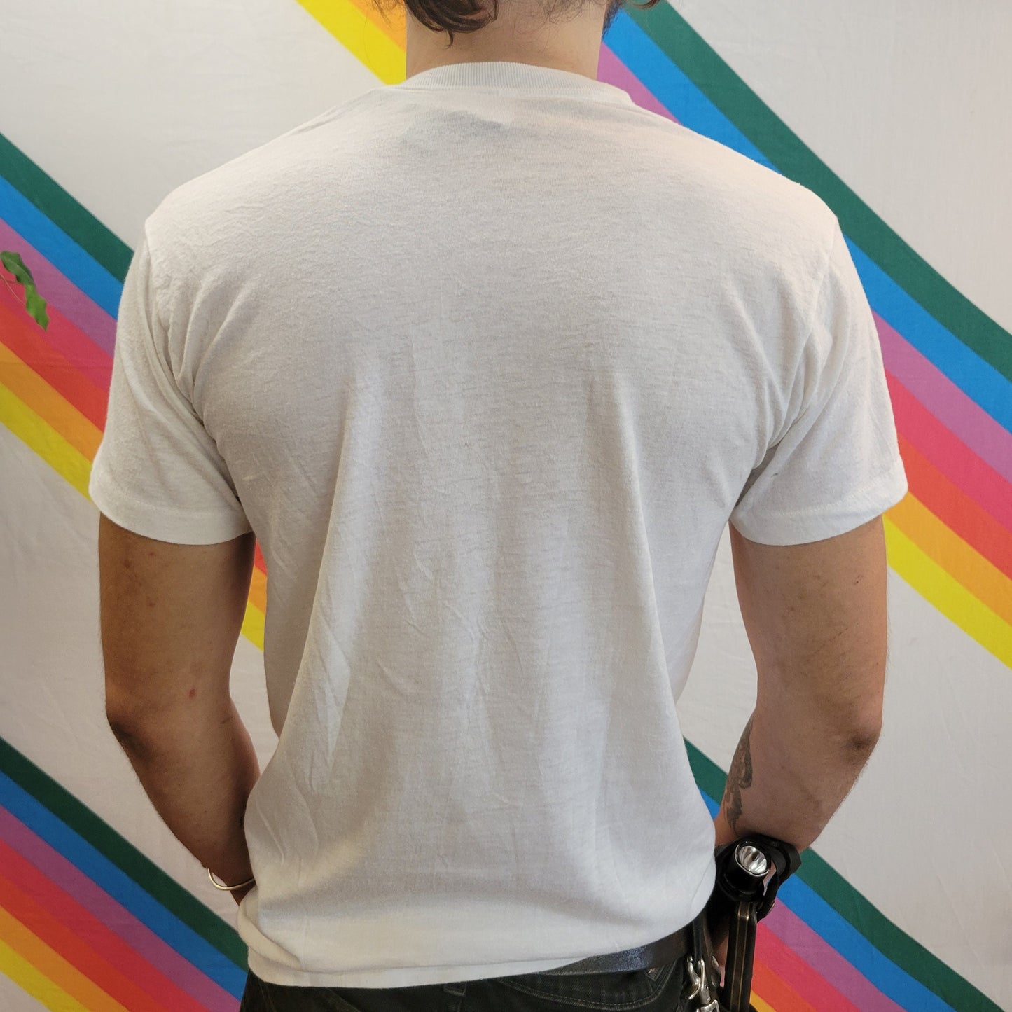 vtg 80s CUDDLE CAT TSHIRT // vintage cute kitty puddle kitten tee adorable animal lover dog pet kennel peta vegetarian washington dc