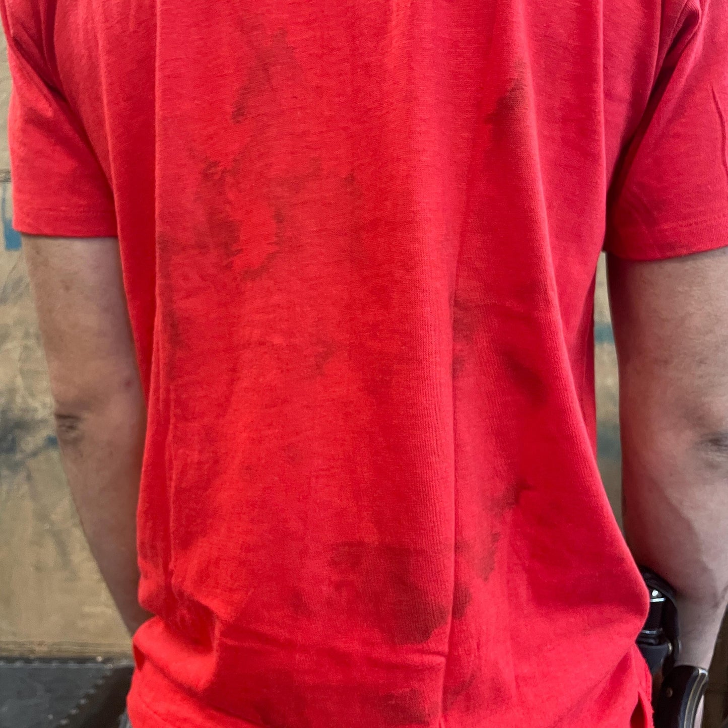 vtg 70s red NOCELLO TEE // vintage distressed liquor tshirt wine beer pub bar shots drinks femme cut style retro wear worn put dirty punk