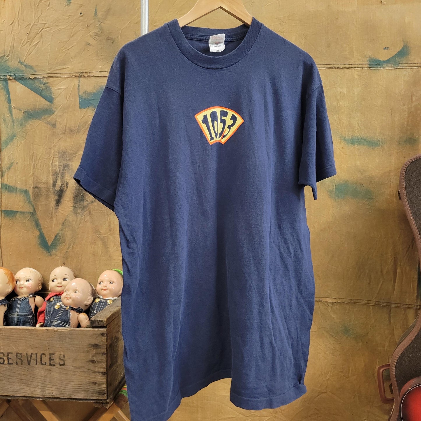 vtg 90s WTPC 105.3 RADIO tee // vintage tshirt public music caffeine free smooth jazz florida fan pledge grunge punk skater style fashion