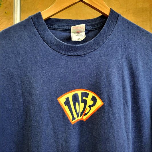 vtg 90s WTPC 105.3 RADIO tee // vintage tshirt public music caffeine free smooth jazz florida fan pledge grunge punk skater style fashion