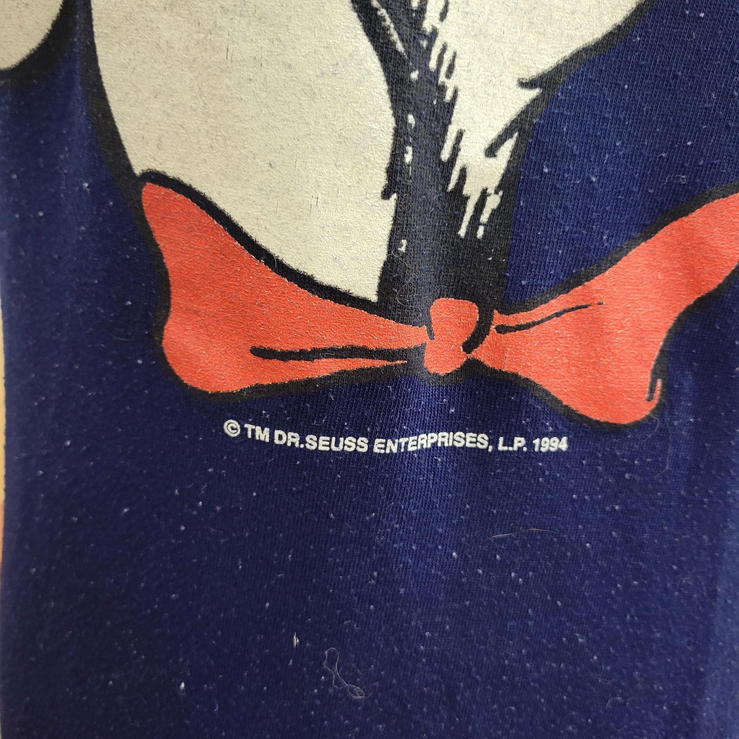 vtg 90s DR SUESS TSHIRT // vintage sleeper shirt size 14 oversized long t shirt dress 1994 cat in the hat big face print nightgown retro top