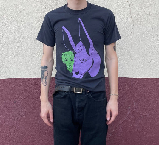 vtg MIDSUMMER NIGHT'S DREAM Shirt // vintage wicked shirt green purple black broadway musical theatre screen stars actor actress punk goth