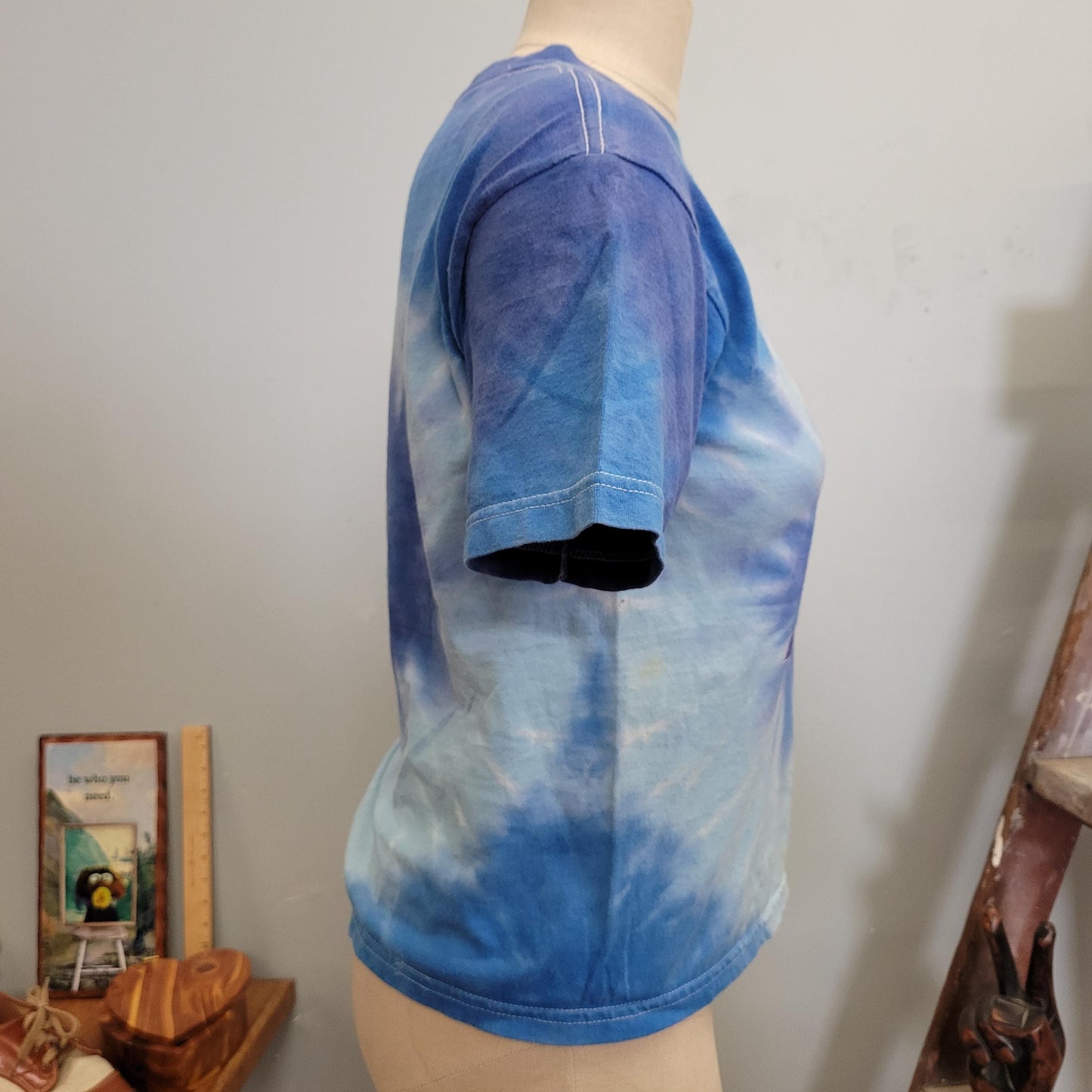 vtg 90s ROCKET POWER TSHIRT // vintage nickelodeon youth large baby tee tie dye cartoons y2k retro casual all over print crop top skateboard