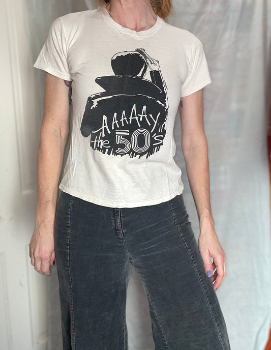 vtg 70s THE FONZ SHIRT //vintage happy days fonzie graphic tee Weezer 50s tv show