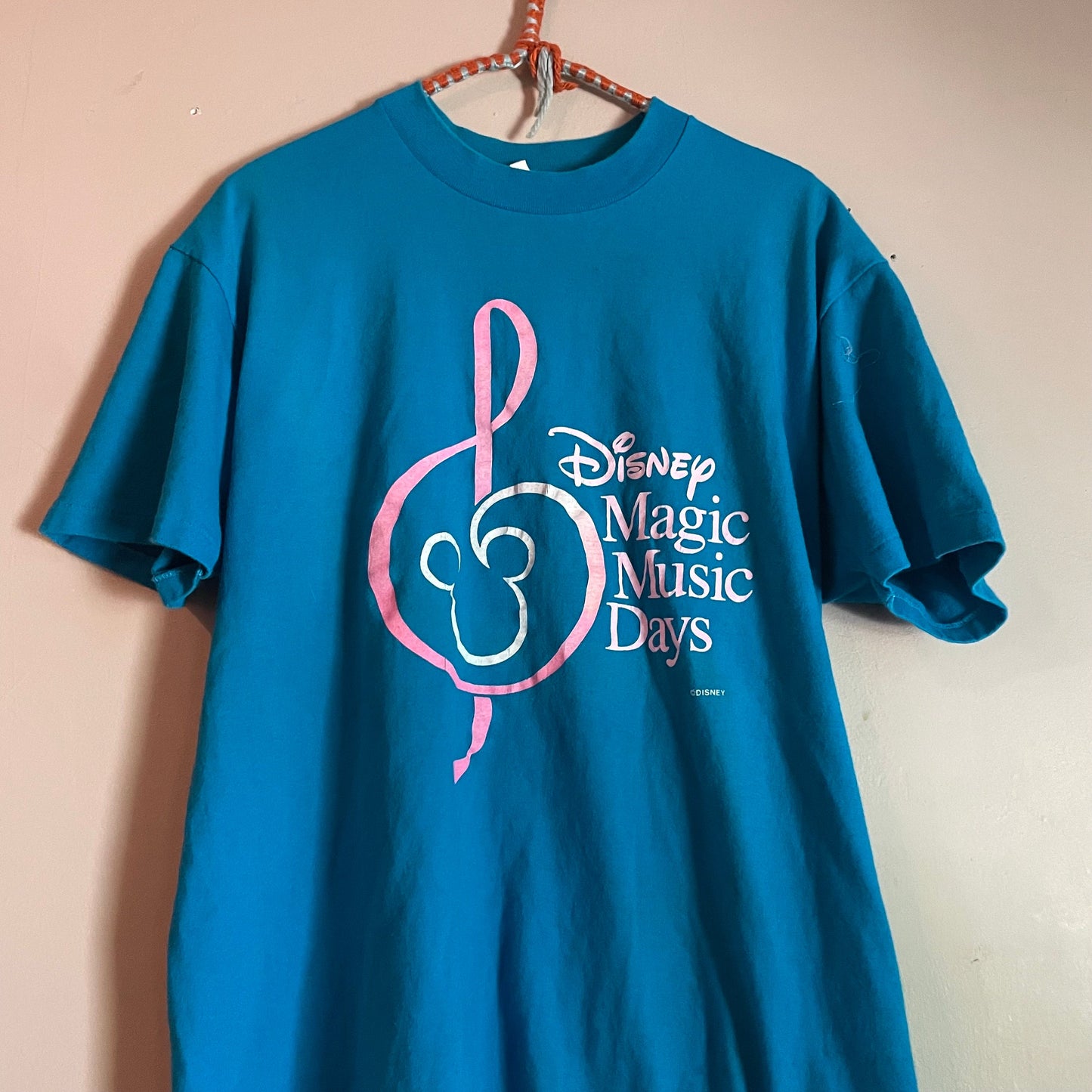 vtg 80s DISNEY MAGIC MUSIC Days // vintage mickey mouse disney world celebration event xl single stitch baggy graphic tee vacation souvenir
