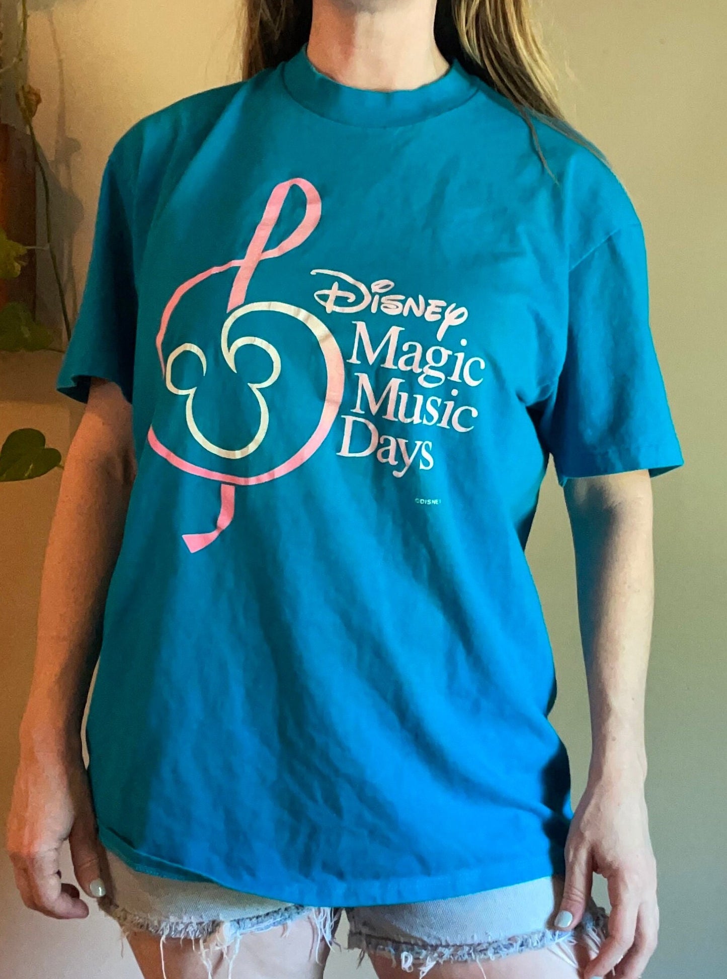 vtg 80s DISNEY MAGIC MUSIC Days // vintage mickey mouse disney world celebration event xl single stitch baggy graphic tee vacation souvenir