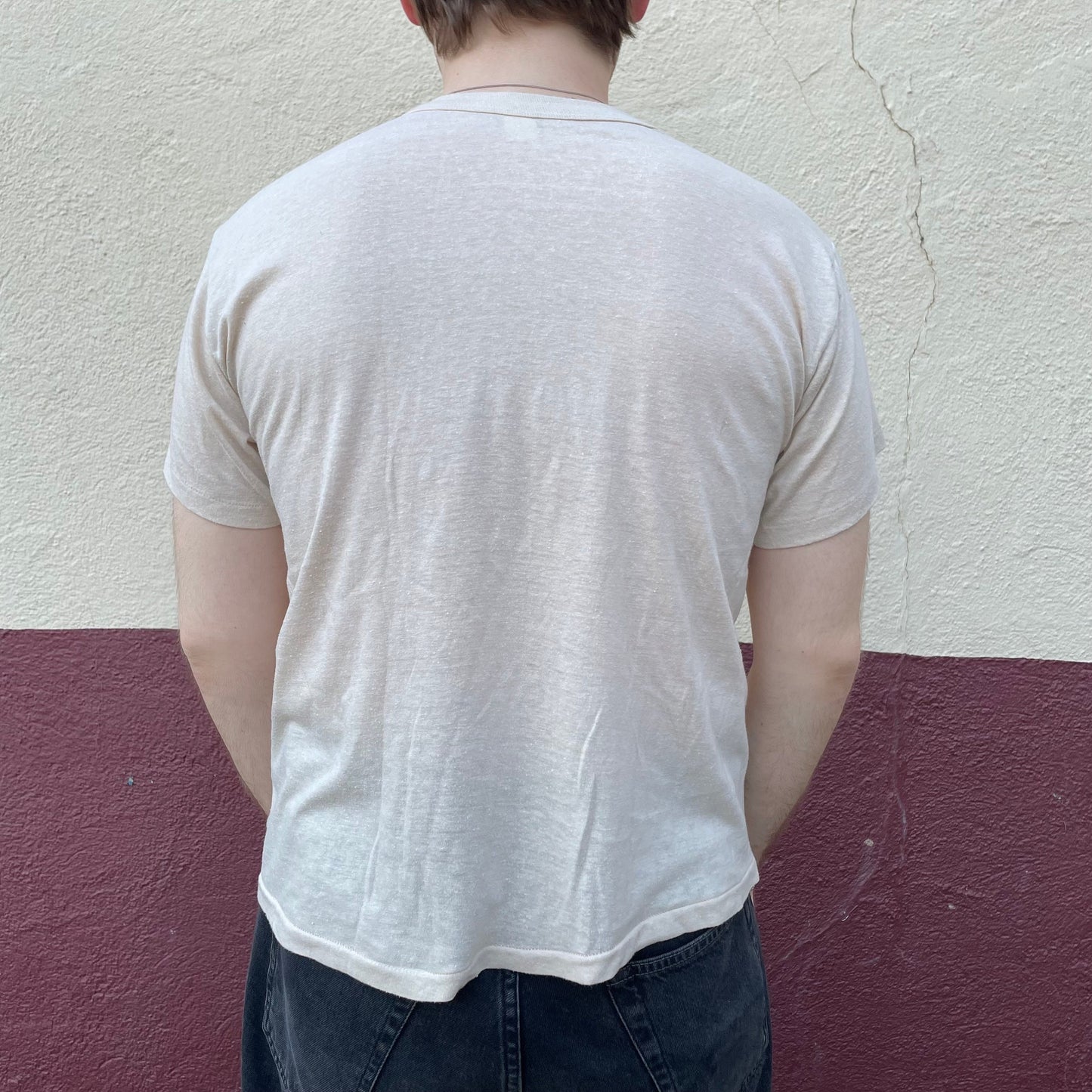 vtg 80s MR BILL SHOW // vintage mr. slight walks mr spot stick figure snl funny graphic tee retro hand drawn style cartoon pop culture tv