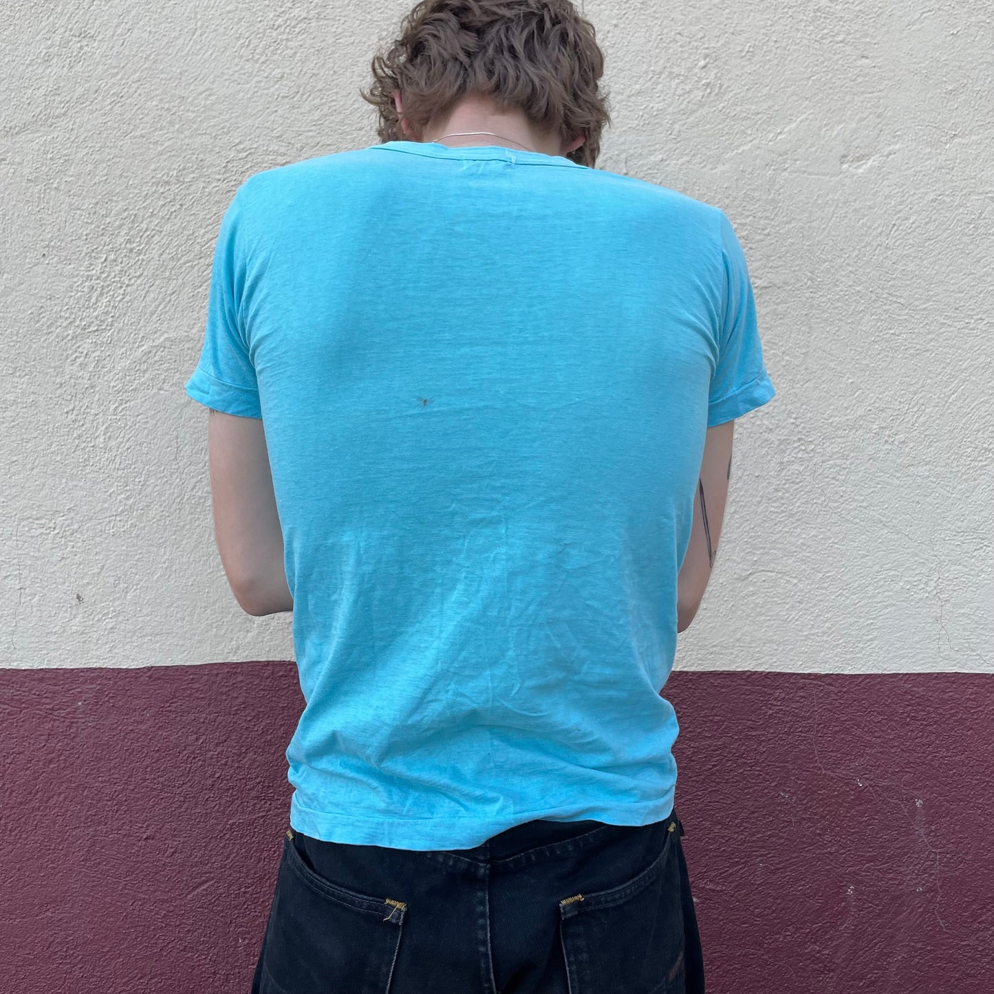 vtg 70sHINANO BEER POLYNESIAN Shirt // vintage graphic tee french cut femme paper thin retro tshirt Arii Tahiti all cotton lady print top