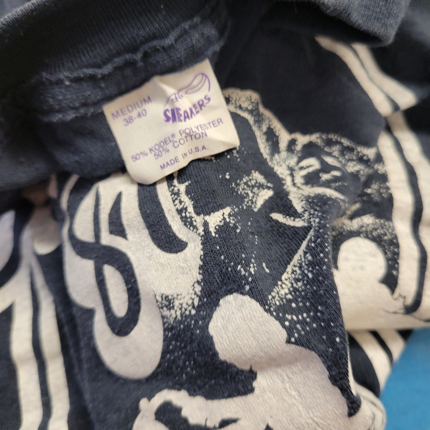 vtg 80s STURGIS BIKER TSHIRT // vintage harley davidson 1982 3d emblem sneakers medium black thin rocker tee motorcycle trip event strokes