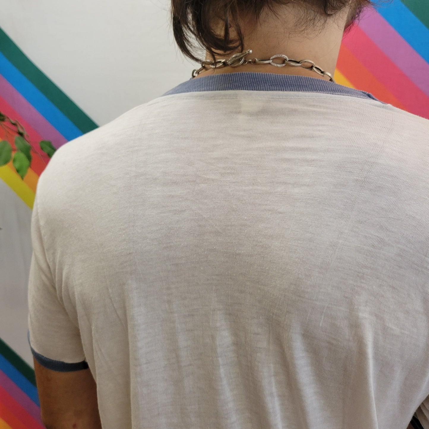 vtg 80s MICKEY MOUSE RINGER // walt disney world ringer tee vintage single stitch tshirt harley rainbow tourist destination visit vacation