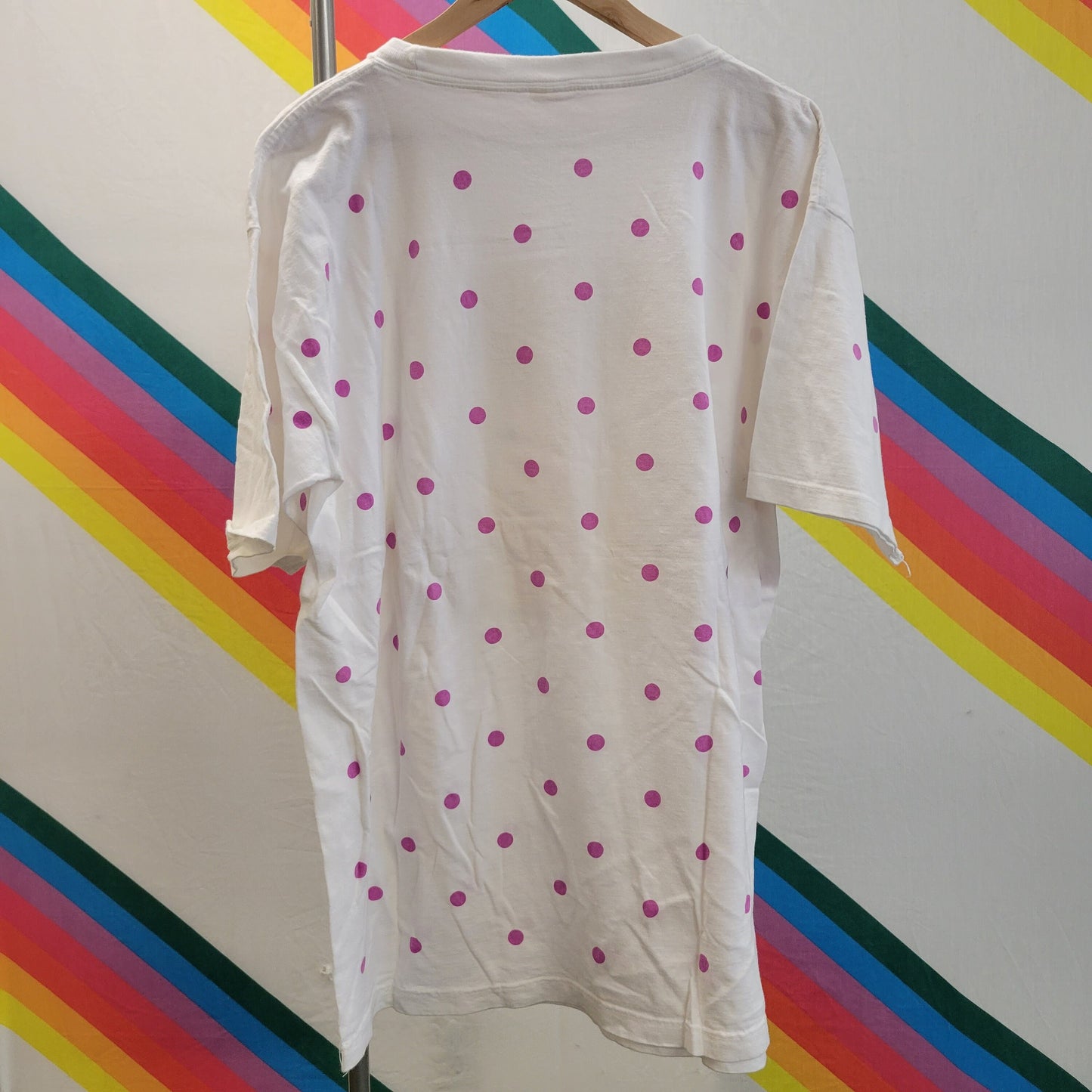 vtg 80s CAT SHIRT SLEEPER // vintage xxl cute animal girly gift baggy comfy tee sleeper shirt pajama top lounge pajamas long tshirt dress