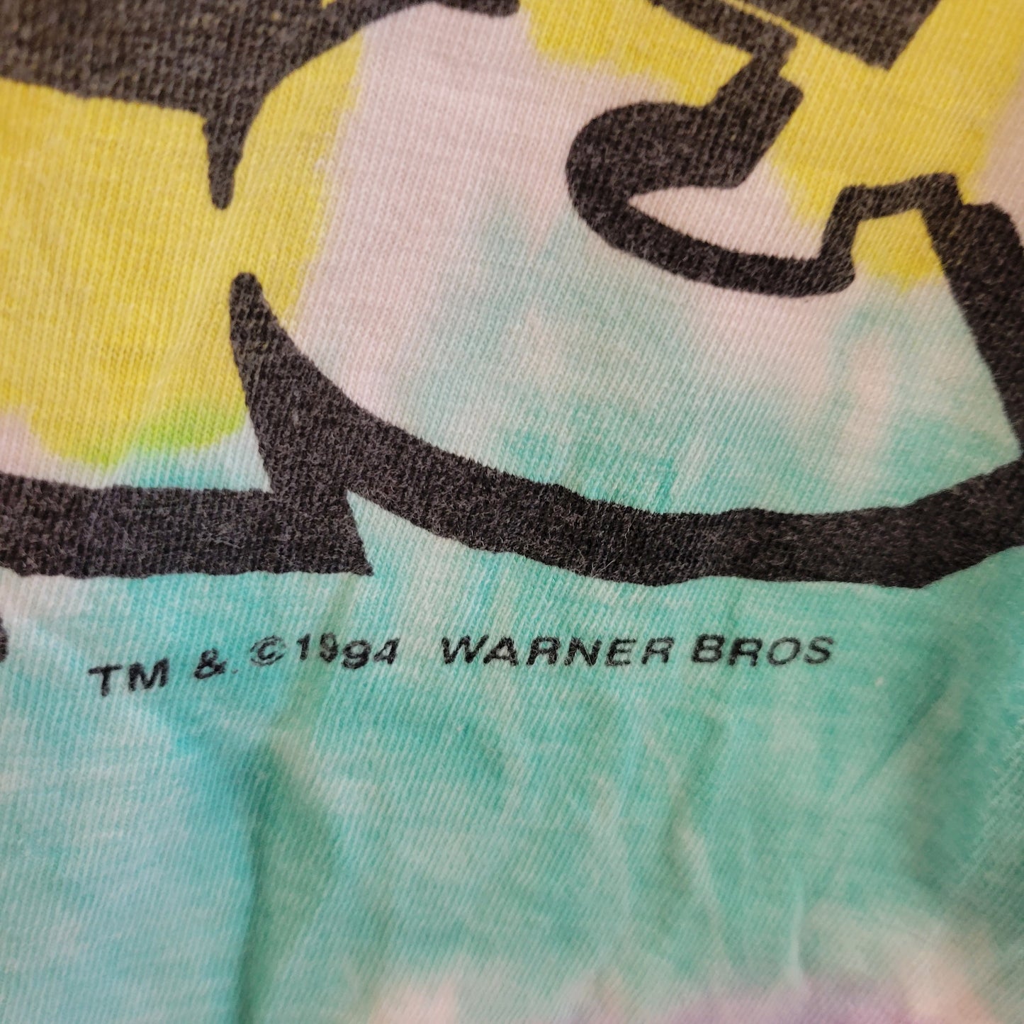 vtg 90s TINY TOONS TSHIRT // vintage y2k 1994 warner bros 3xl mens unisex cartoon psychedelic babs buster bunny single stitch cute bugs tee