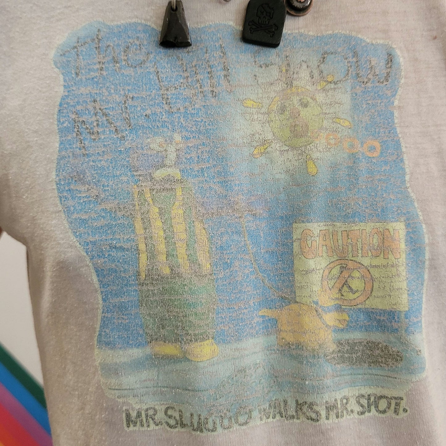 vtg 80s MR BILL SHOW tshirt // vintage single stitch paper thin snl faded graphic iron on 70s retro tv comedy funny cartoon claymation