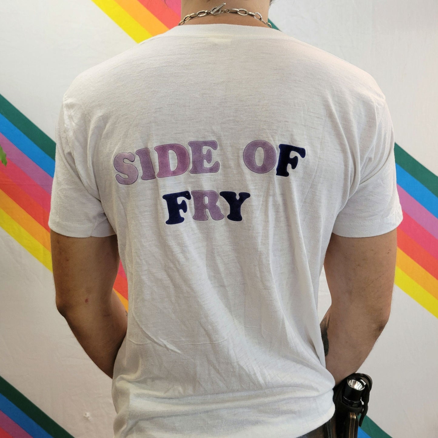 vtg 70s ROACH SOFTBALL TSHIRT // vintage iron on art print ballin baller baseball sports athletic true yellow thin summer style campy tee