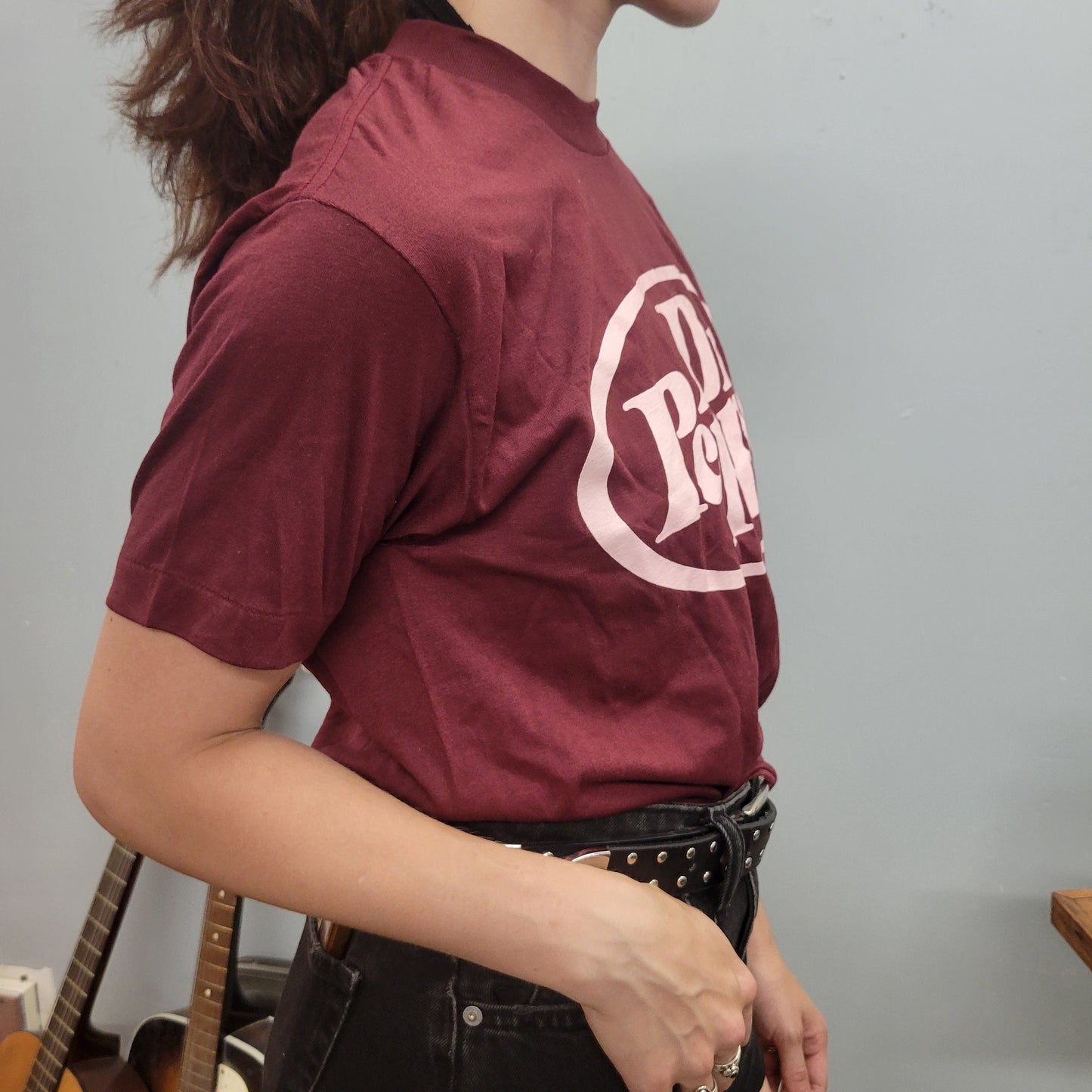 vtg 80s DR PEPPER TSHIRT / vintage soda 1988 kickoff classic drink pop maroon marathon baseball retro team sports college squad goals soccer