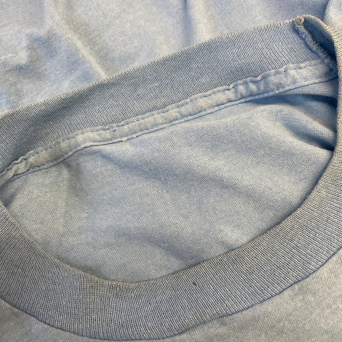 vtg 80s FUNNY GORILLA TSHIRT // vintage thin blue cartoon graphic animated monkey opinion 70s style big face animal print retro tee