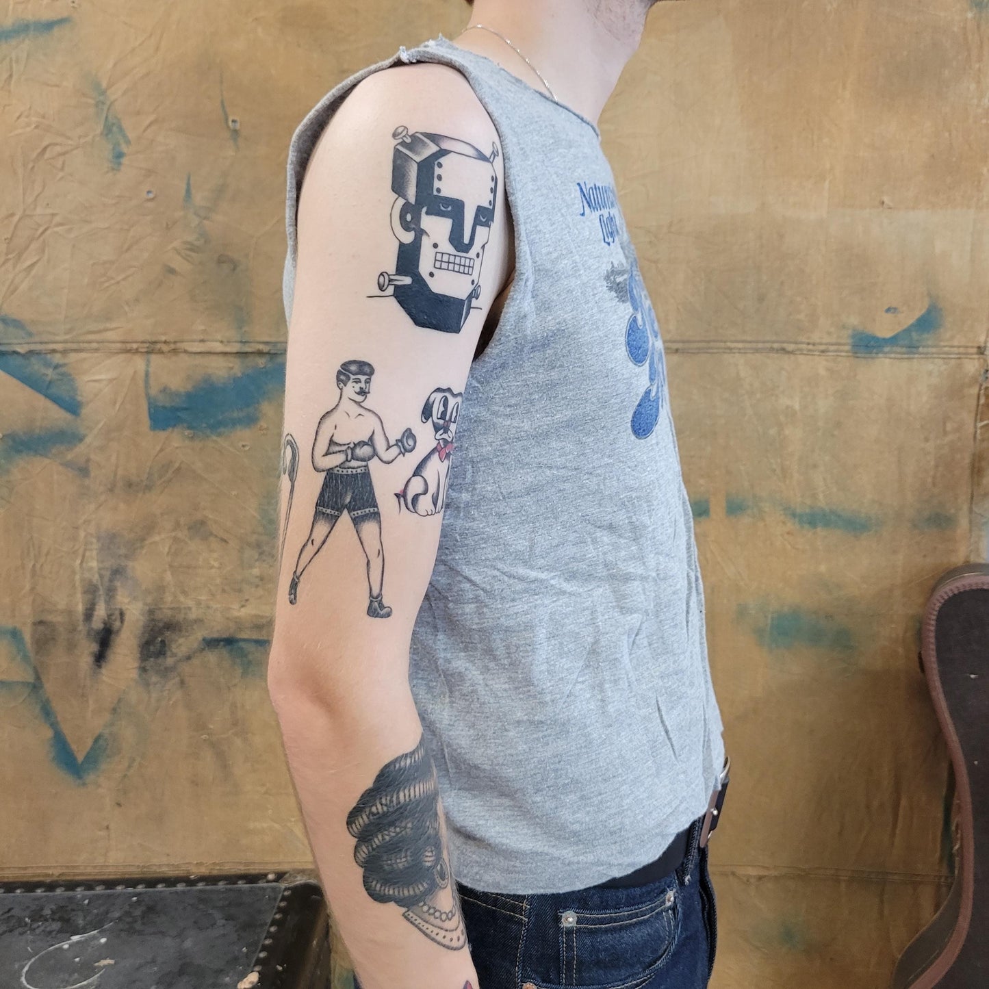 vtg 80s NATURAL LIGHT TANK // vintage muscle tee natty ice beer malt liqour pabst blue ribbon alcohol tee shirt sleeveless muscle rad retro