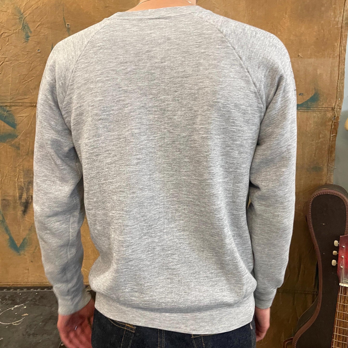 vtg 80s SOUTHERN WILDFLOWERS SWEATSHIRT // vintage crewneck camp floral garden 90s sunflower plants deep south foilage earth day grey crew