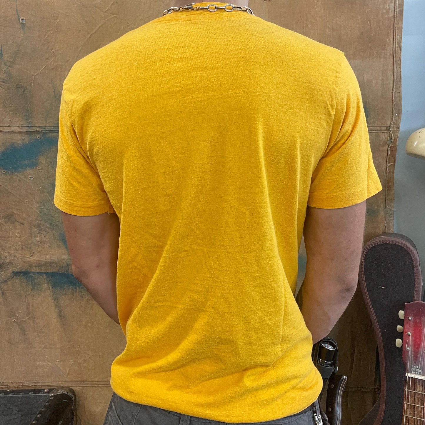 vtg 70s TROPICAL HAWAII TSHIRT // vintage weed beautiful rainbow graphic cotton hanes medium coconuts palm trees island sunset scene tourist