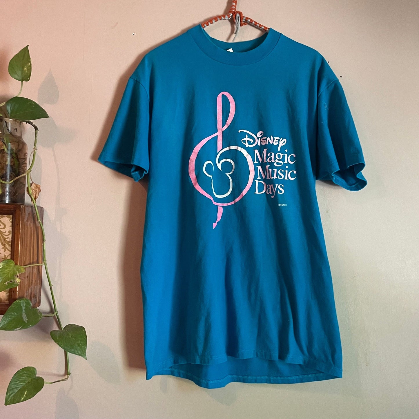 vtg 80s DISNEY MAGIC MUSIC Days // vintage mickey mouse disney world celebration event xl single stitch baggy graphic tee vacation souvenir