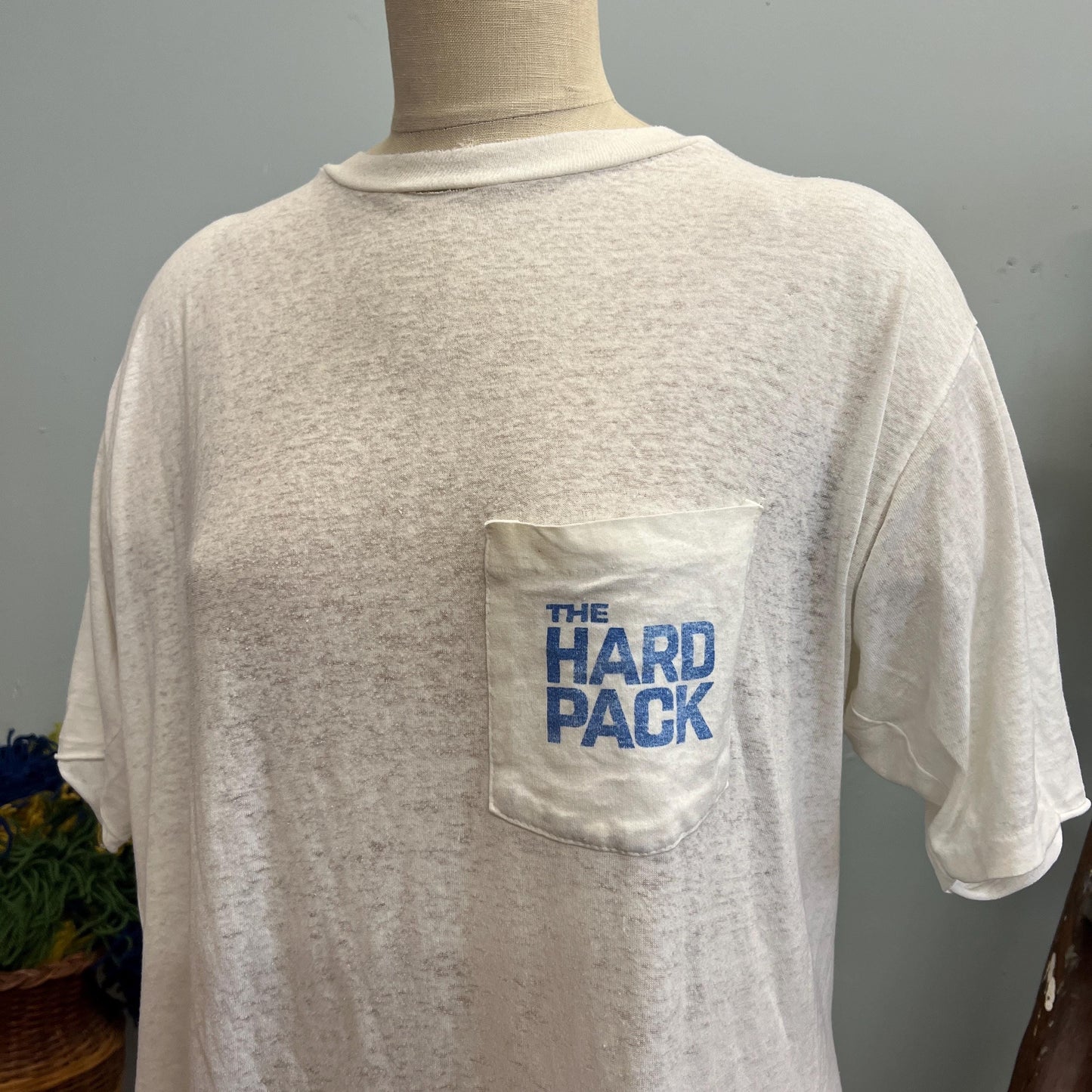 vtg 90s CAMEL HARD PACK T-shirt // vintage 1991 joe camel hard pack promo usa paper thin xl faded soft retro graphic tee baggy punk grunge