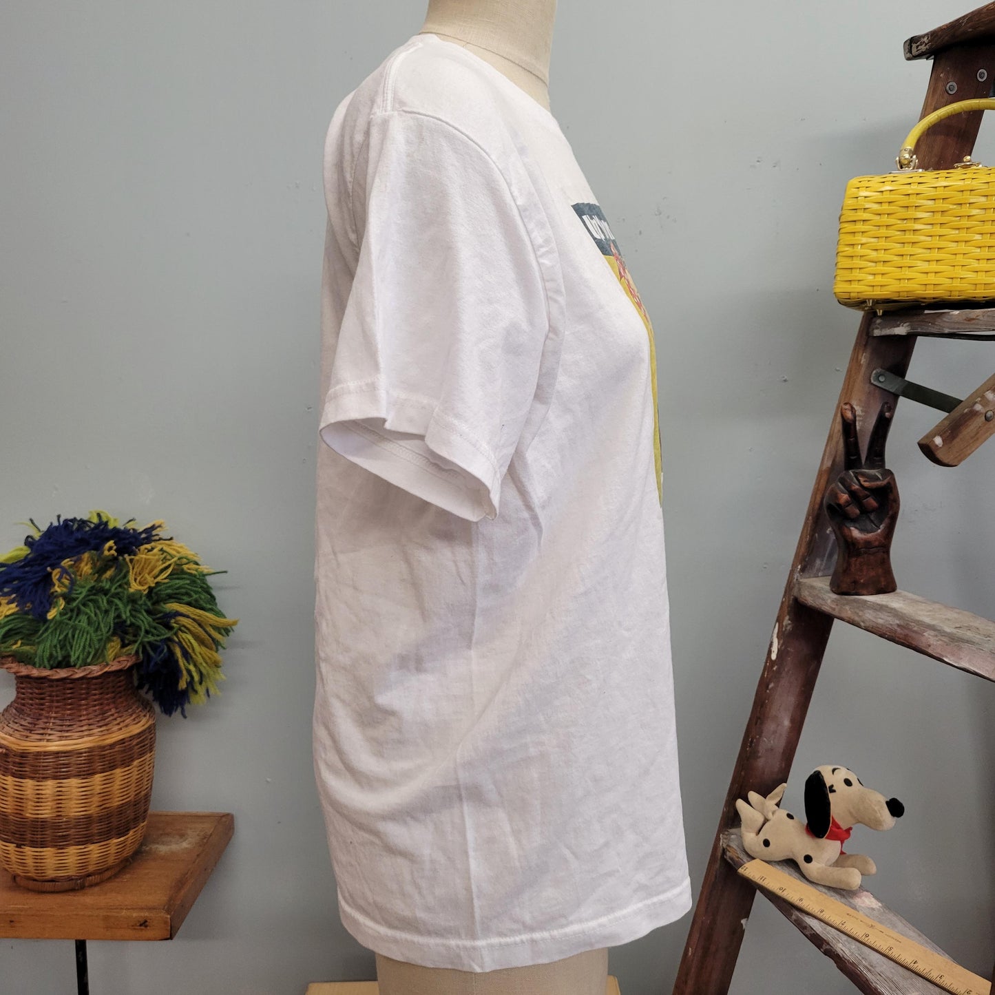 vtg 90s ROSIE RIVETER TSHIRT // vintage fruit of the loom medium "Up Yours, George" women empowerment " we can do it" protest president top