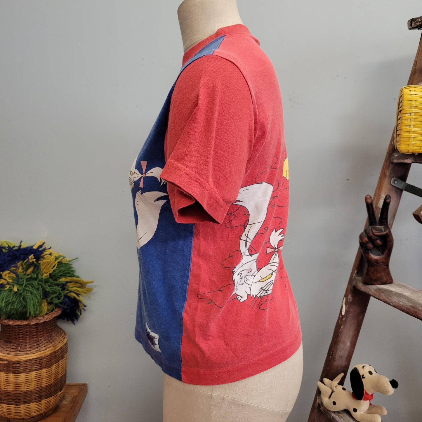 vtg 90s RUGRATS CARTOON TSHIRT // vintage nickelodean angelica small all over print cute soft thin retro youth large baby tee nostalgic 90s