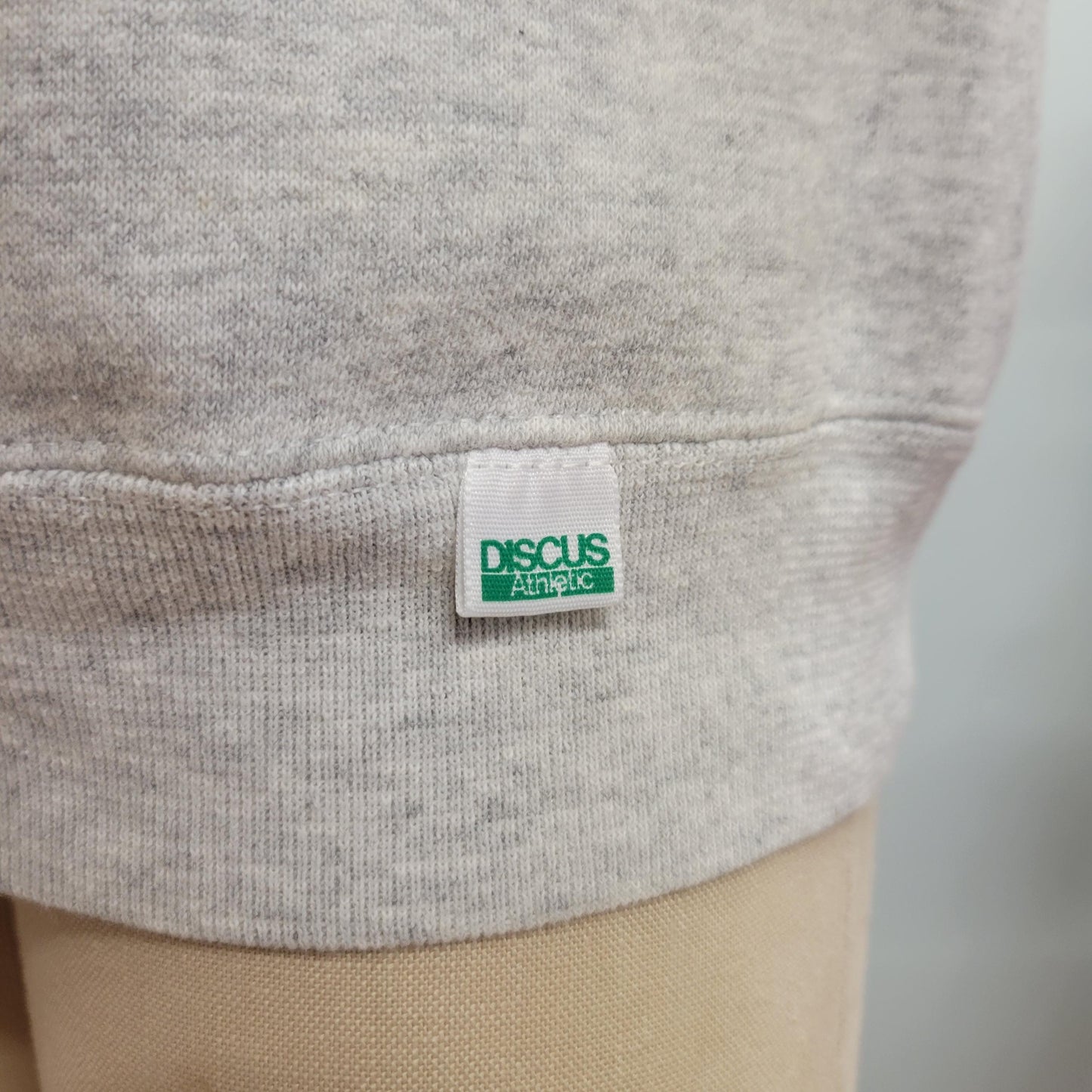 vtg 80s JB GOOD STUFF Sweatshirt // vintage discus large grey strawberry maid rite colombo yogurt oversized health food co op autumn style