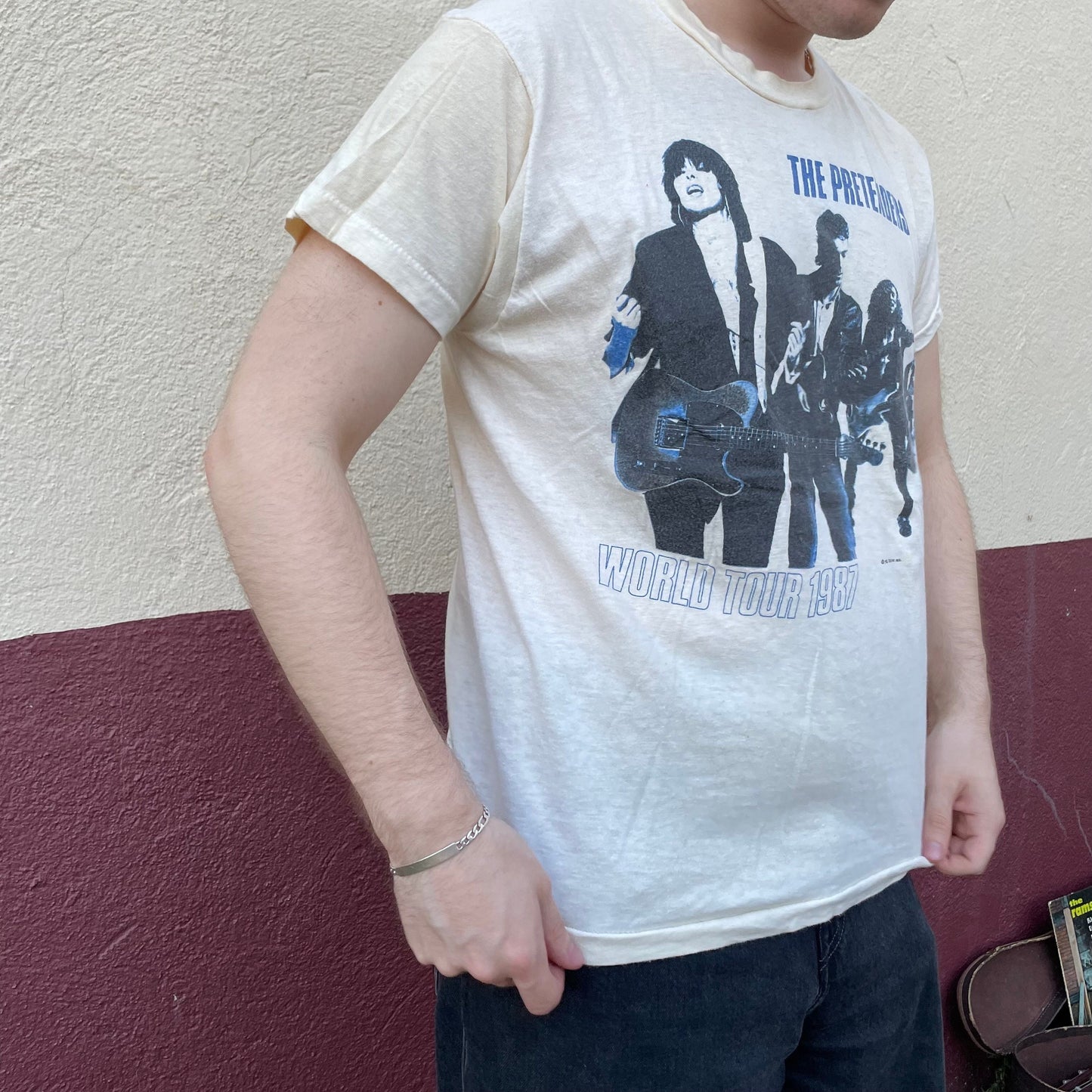 vtg 80s THE PRETENDERS BAND Shirt / vintage Chrissie Hynde tour 1987 rock n roll lost In translation retro graphic musician xl single stitch