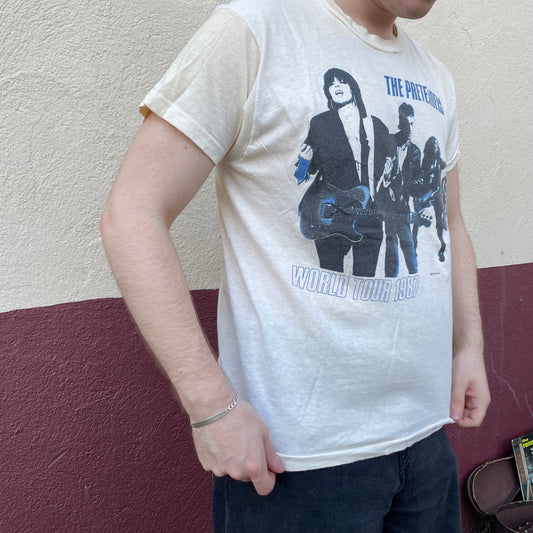 vtg 80s THE PRETENDERS BAND Shirt / vintage Chrissie Hynde tour 1987 rock n roll lost In translation retro graphic musician xl single stitch