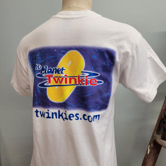 vtg 90s PLANET TWINKIES TSHIRT // vintage snack large 14-16 hanes cute food snack tee retro junk food y2k nostalgic pop culture graphic tee
