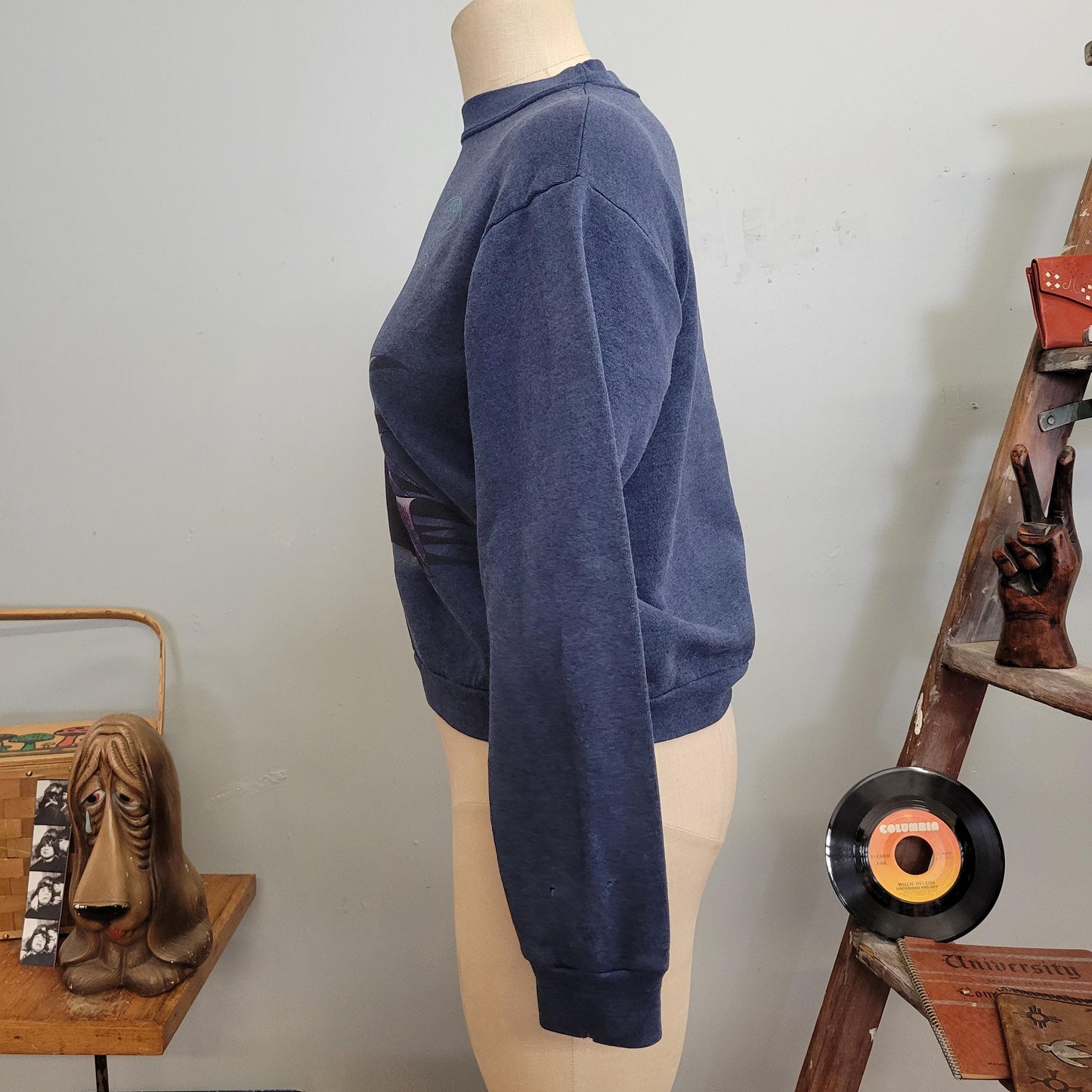 vtg 90s BATMAN FOREVER CREWNECK / vintage sweatshirt dc comics mascot sportswear youth large the riddler val kilmer nicole kidman movie top