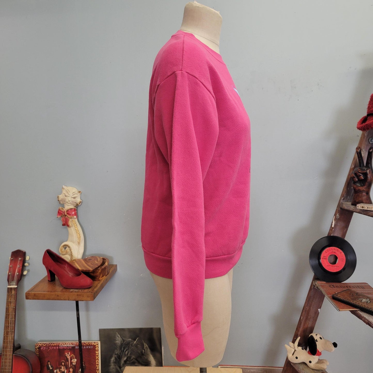 vtg 90s TINKER BELL DISNEY world sweatshirt // vintage cute crewneck peter pan small womens fairy style casual autumn wear Y2K cute retro