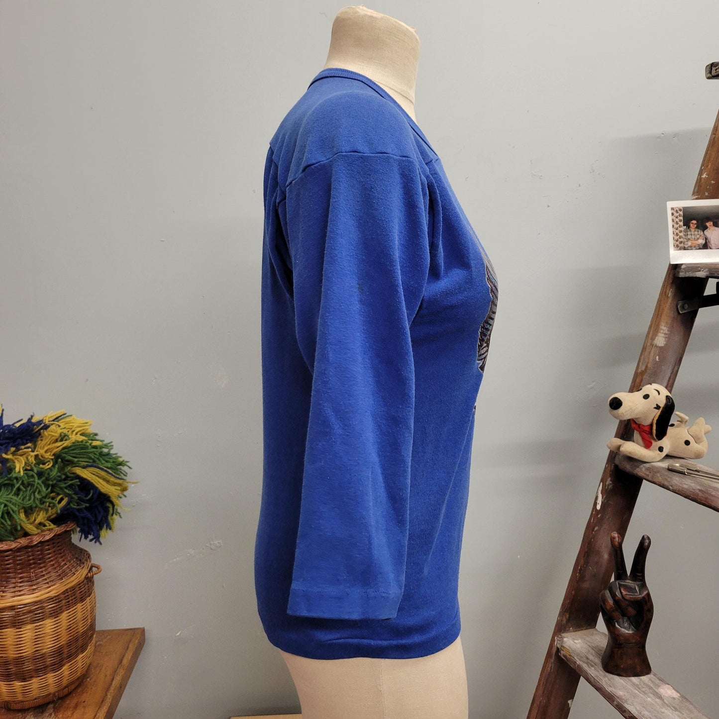 vtg 70s SUZUKI BIKER SWEATSHIRT // vintage Russell small personalized Chris glitter iron on retro racing shirt cute fitted crop sweatshirt